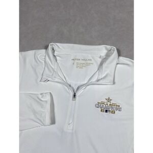 Womens Houston Astros Peter Millar Size Large Quarter Zip Pullover World Series
